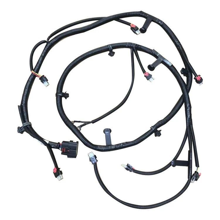 Front bumper wiring harness high configuration